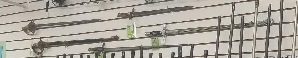 At North Phoenix Guns you can pawn, sell or buy swords and other weapons 